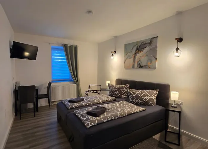 Airbnb, Doppelzimmer, Direkt An Der A2 & A14, 24 Stunden Check-In, Parkplatz, Ruhig Maison d'hôtes